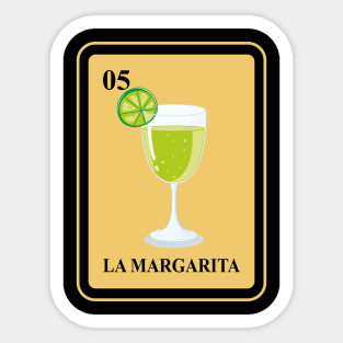 Mexican La Margarita lottery Shirt I traditional Cocktail Sticker
